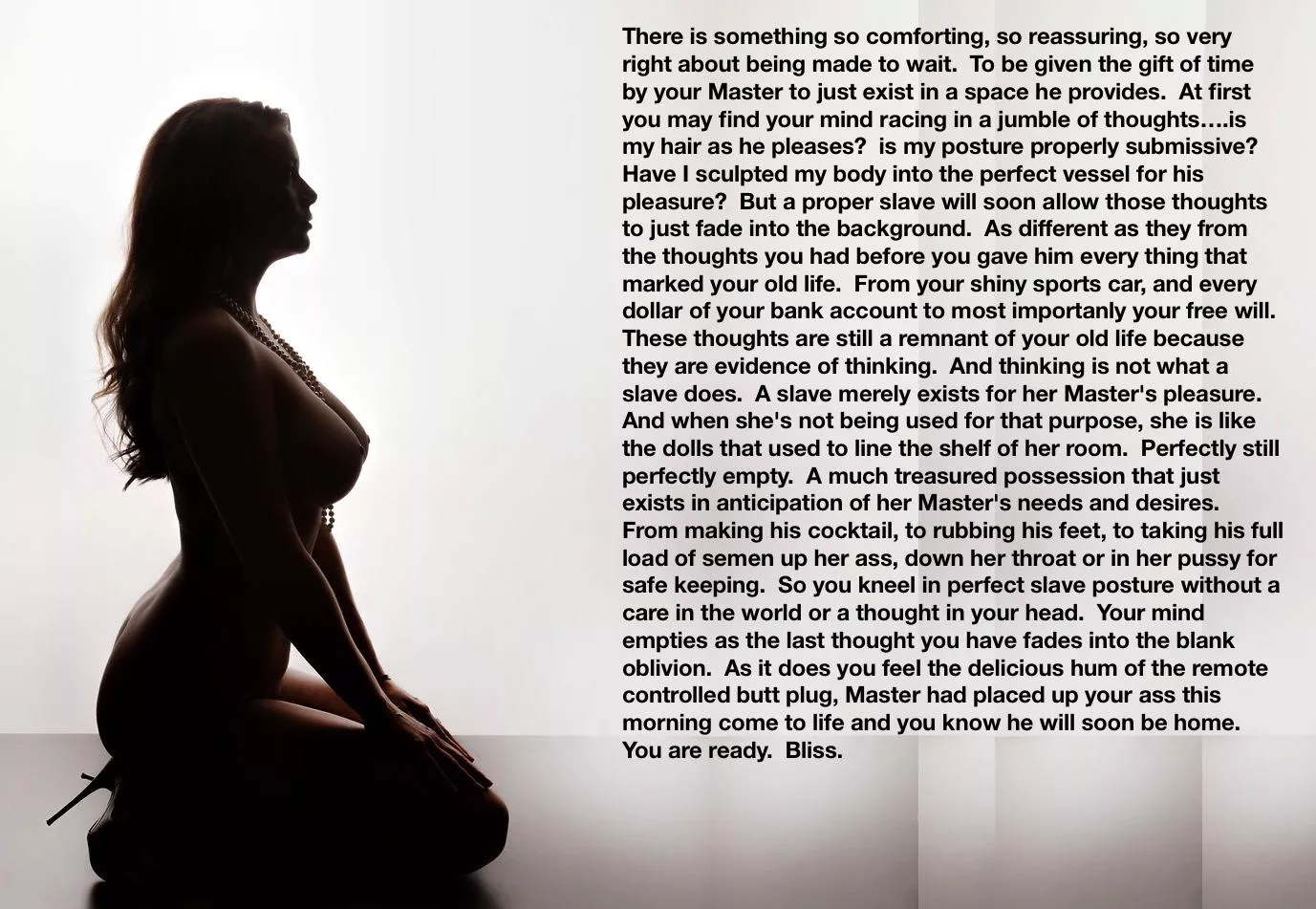 Waiting (male dom) posted by candycreatescaps