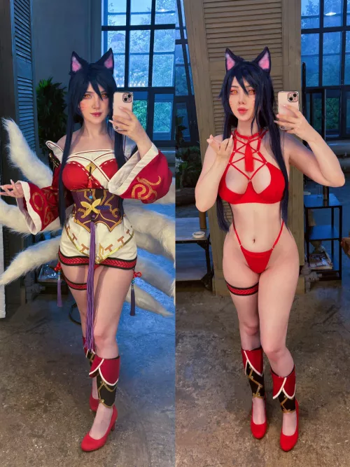 Ahri's new skin Just droped. (_ulichan_) by Short-Ad224