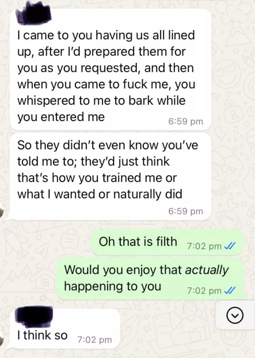 Cuckqueen getting creative with her role in the pussy lineup by NoENumbers21