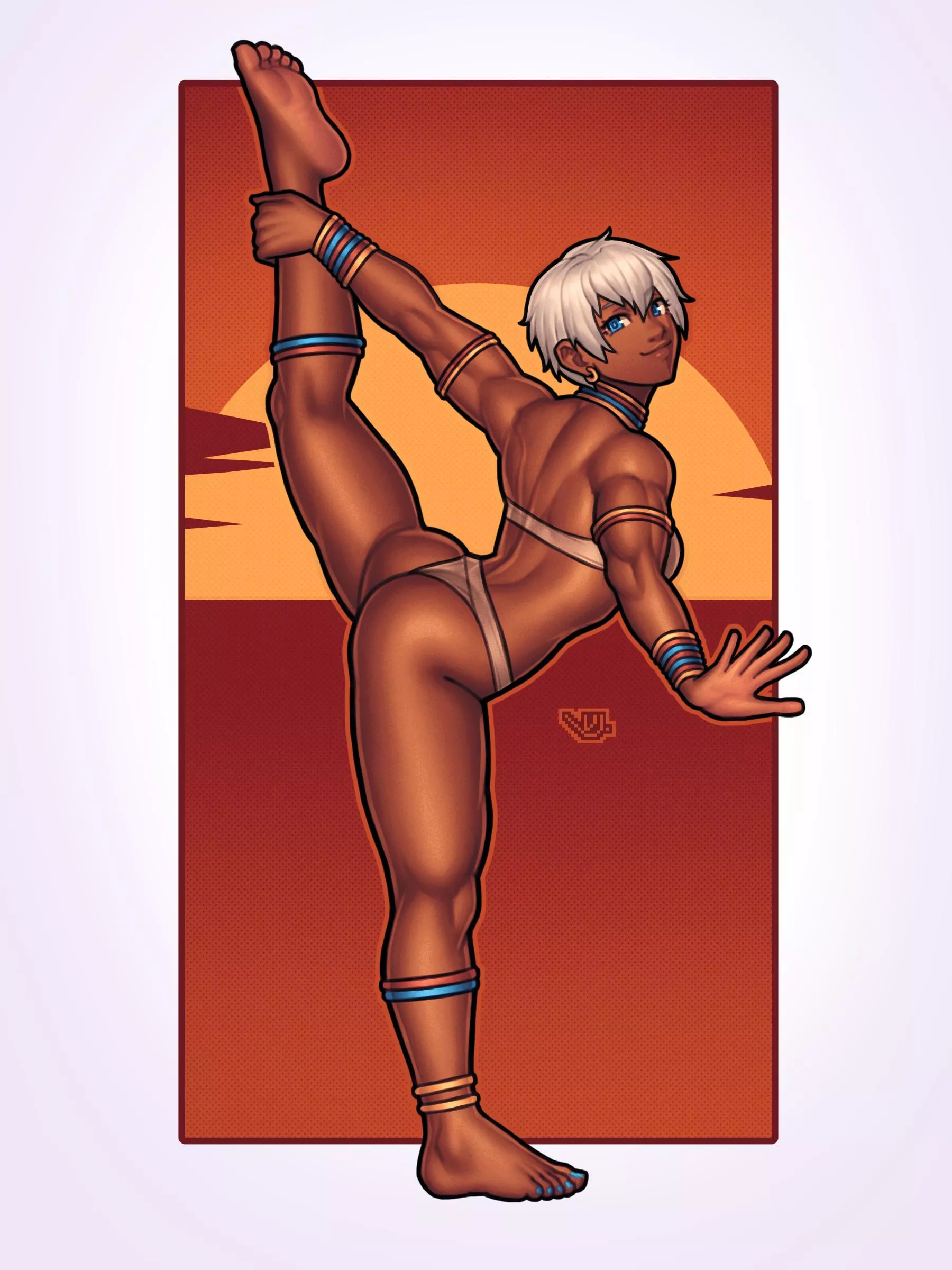 Elena from Street Fighter [@_99VJ] posted by TheTMoneyMan