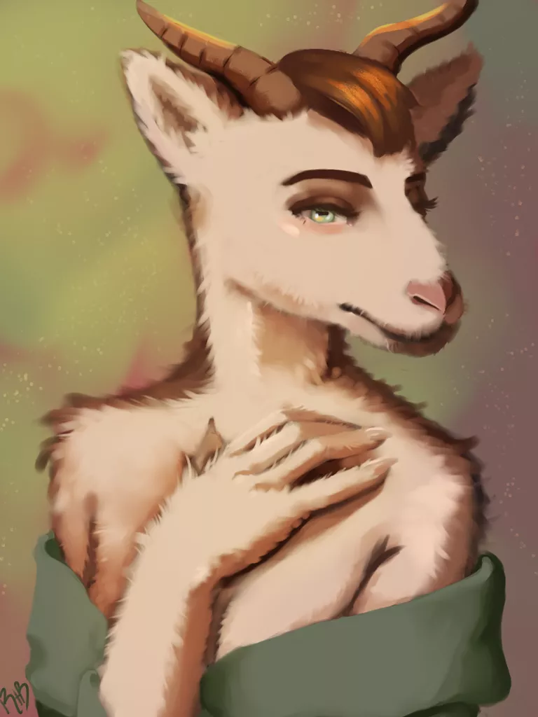 Goat mom posted by rainybnuuy