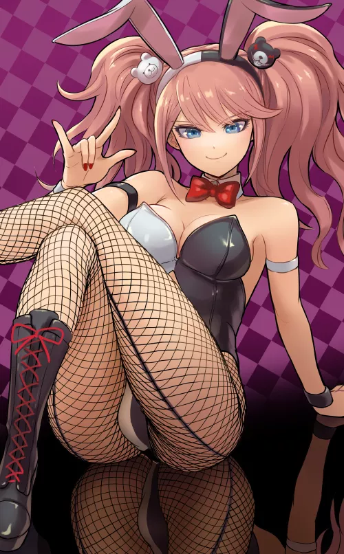 Junko in a bunny outfit by LafterMastr