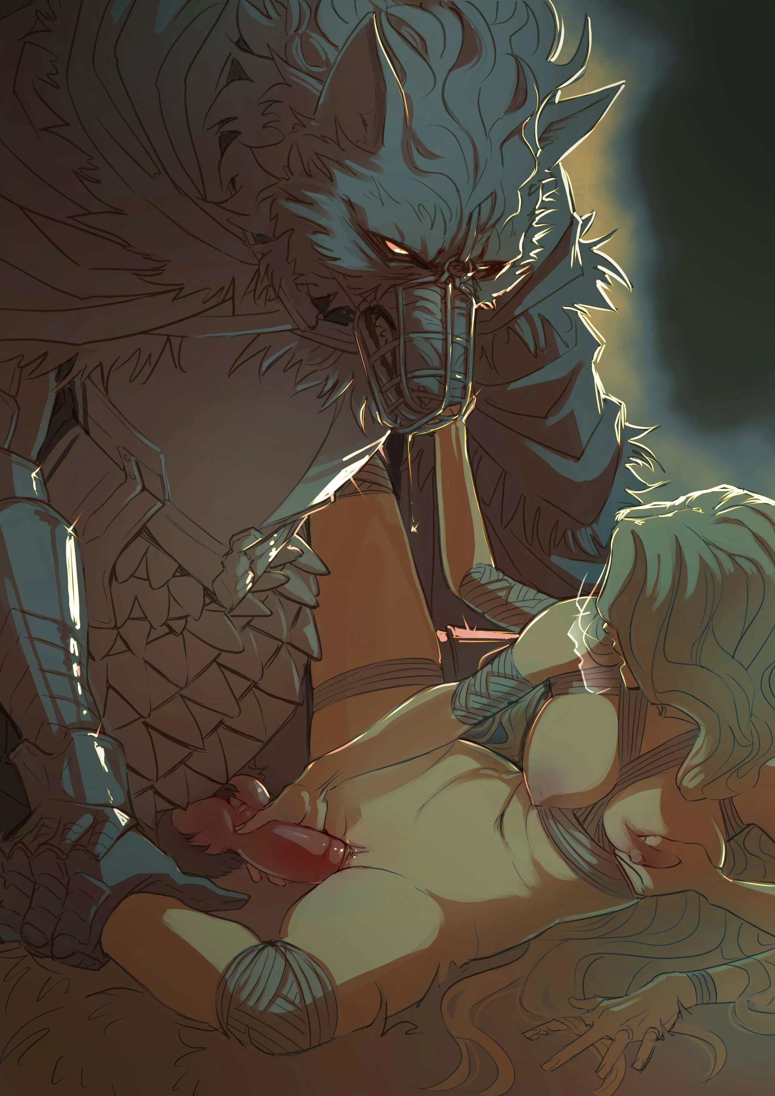 Make sure to muzzle your werewolf so he doesn't forget his place. (Frankensteinsm2) posted by Lusty_Commissar