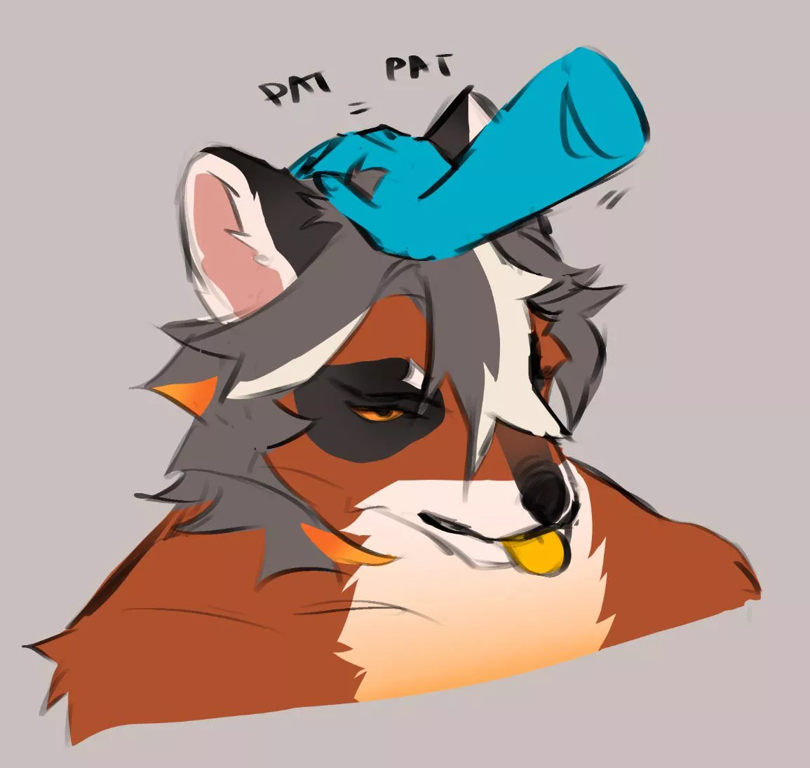 someone said they pat him, he graciously accepts posted by mochippyyy