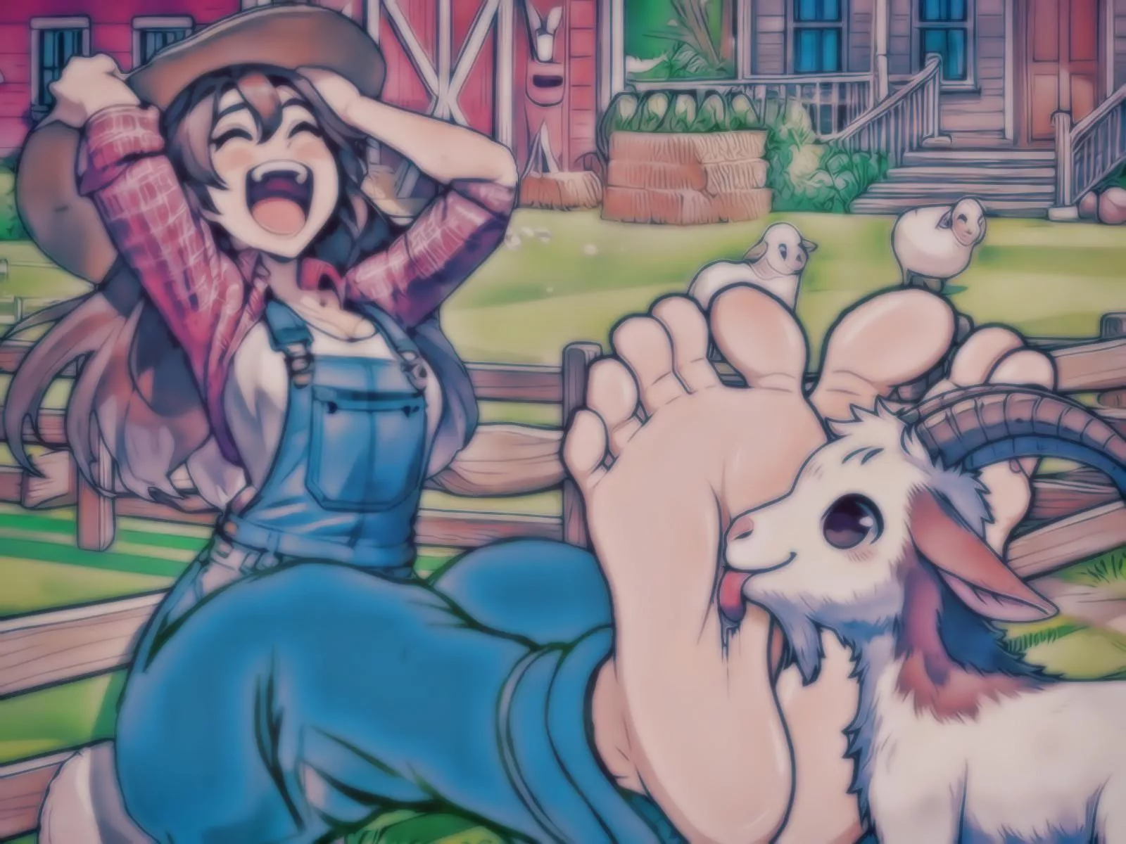 Are there any farm girls here who are ticklish? posted by Holiday-Coach-1814