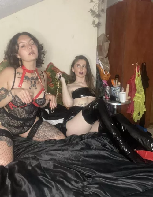 I like my bitches on a leash by CherryAndThrobbie