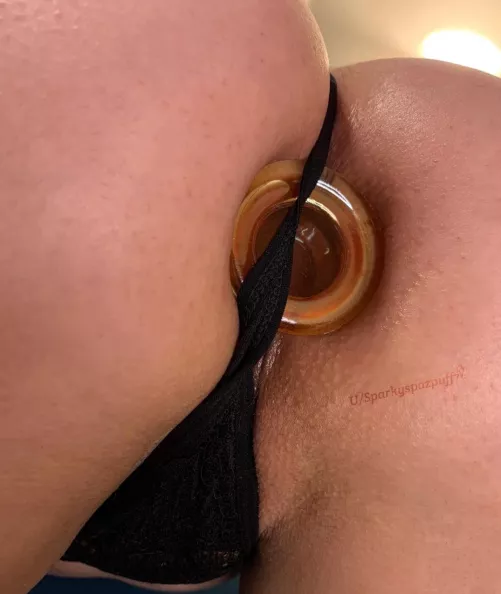 I love the view of this plug in my ass! by Sparkyspazpuff7
