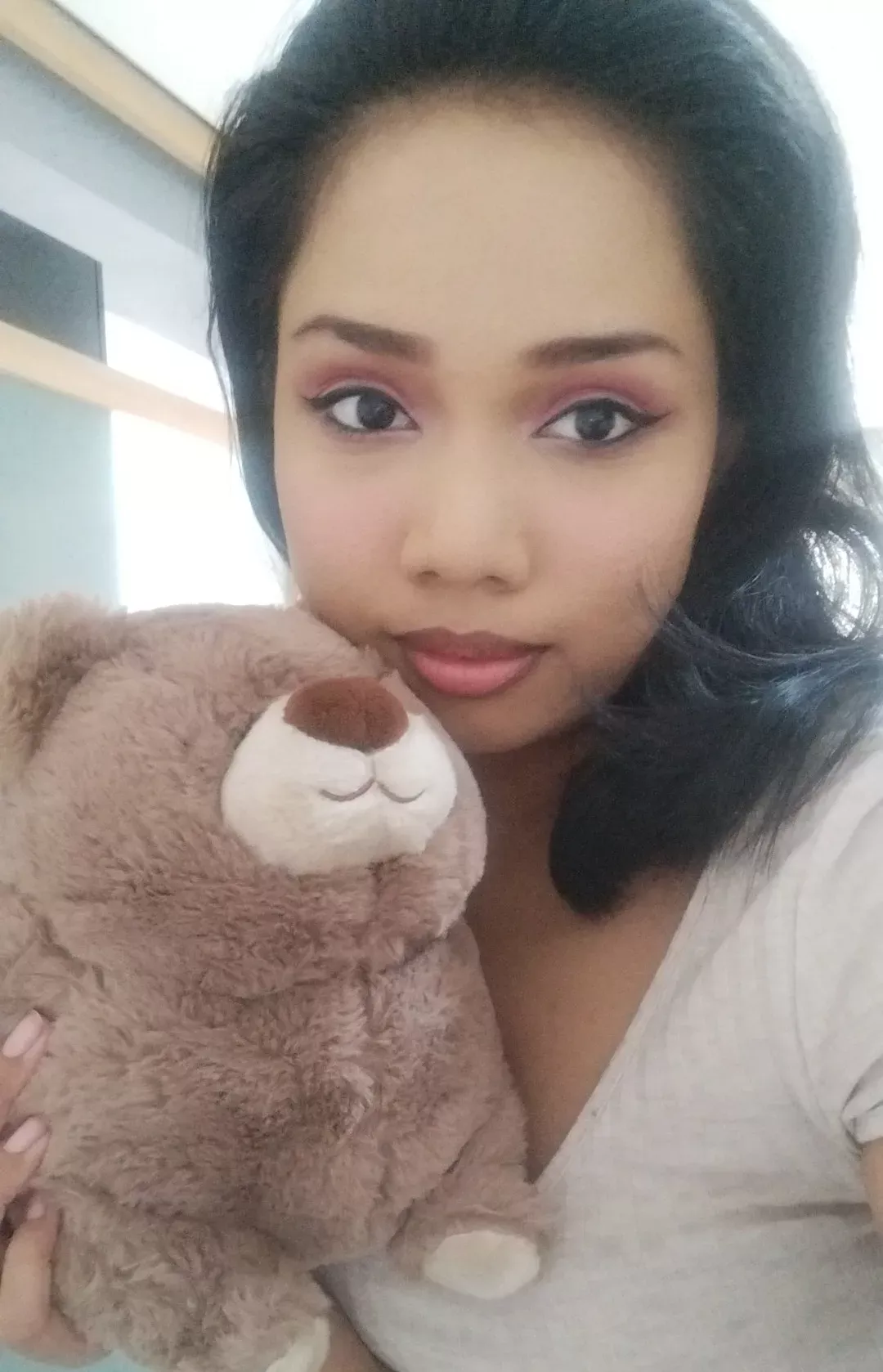 Me and my precious 🧸🩷 posted by babydolldarl