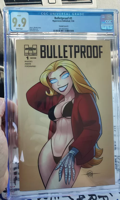 My latest 9.9 [Bulletproof #1 cover D ] by Thayerphotos