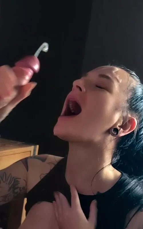 Oops missed my mouth again... by Bleeoz