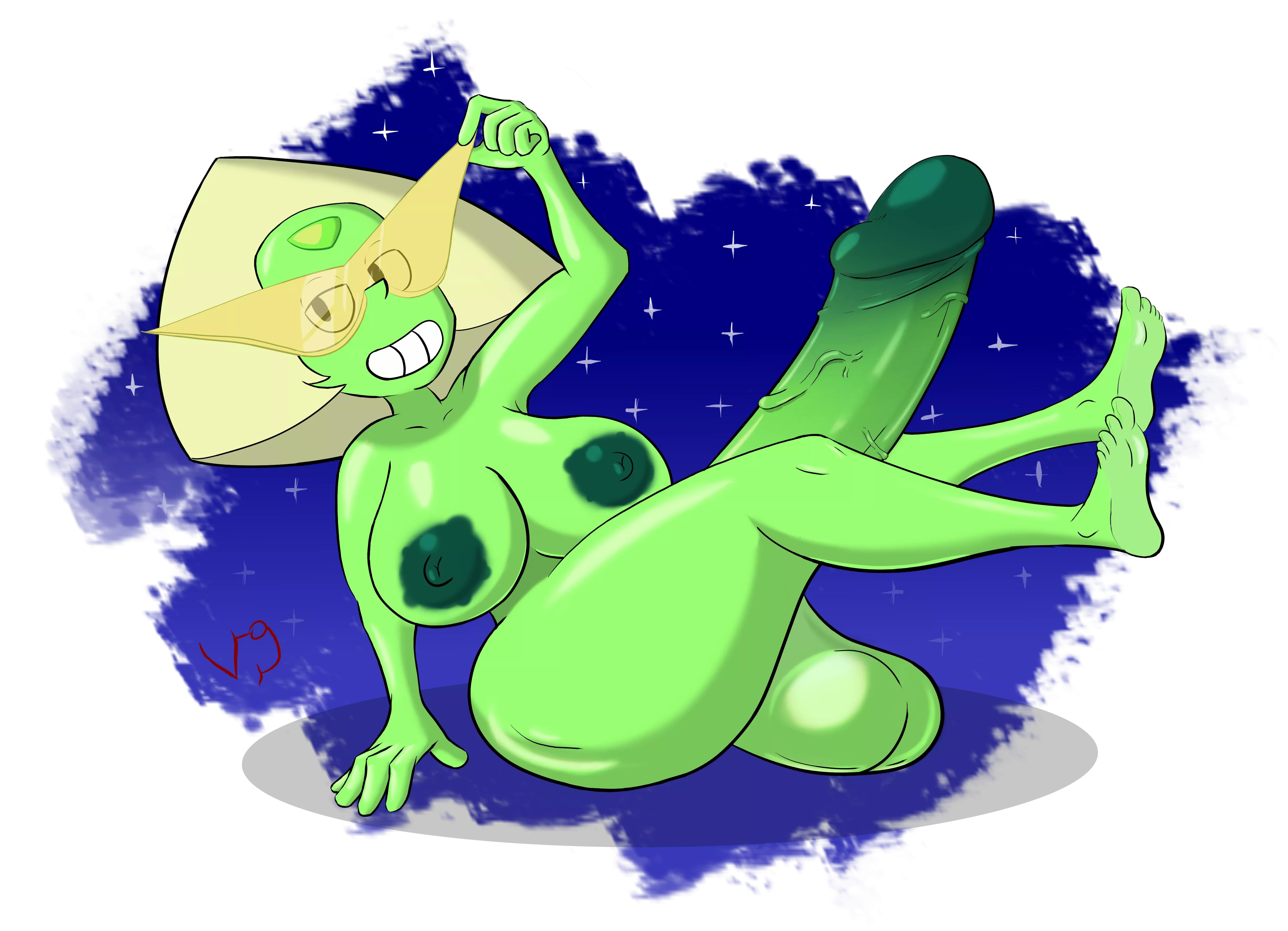 Peridot Futa - Art by SinYap [Me] posted by SinYap