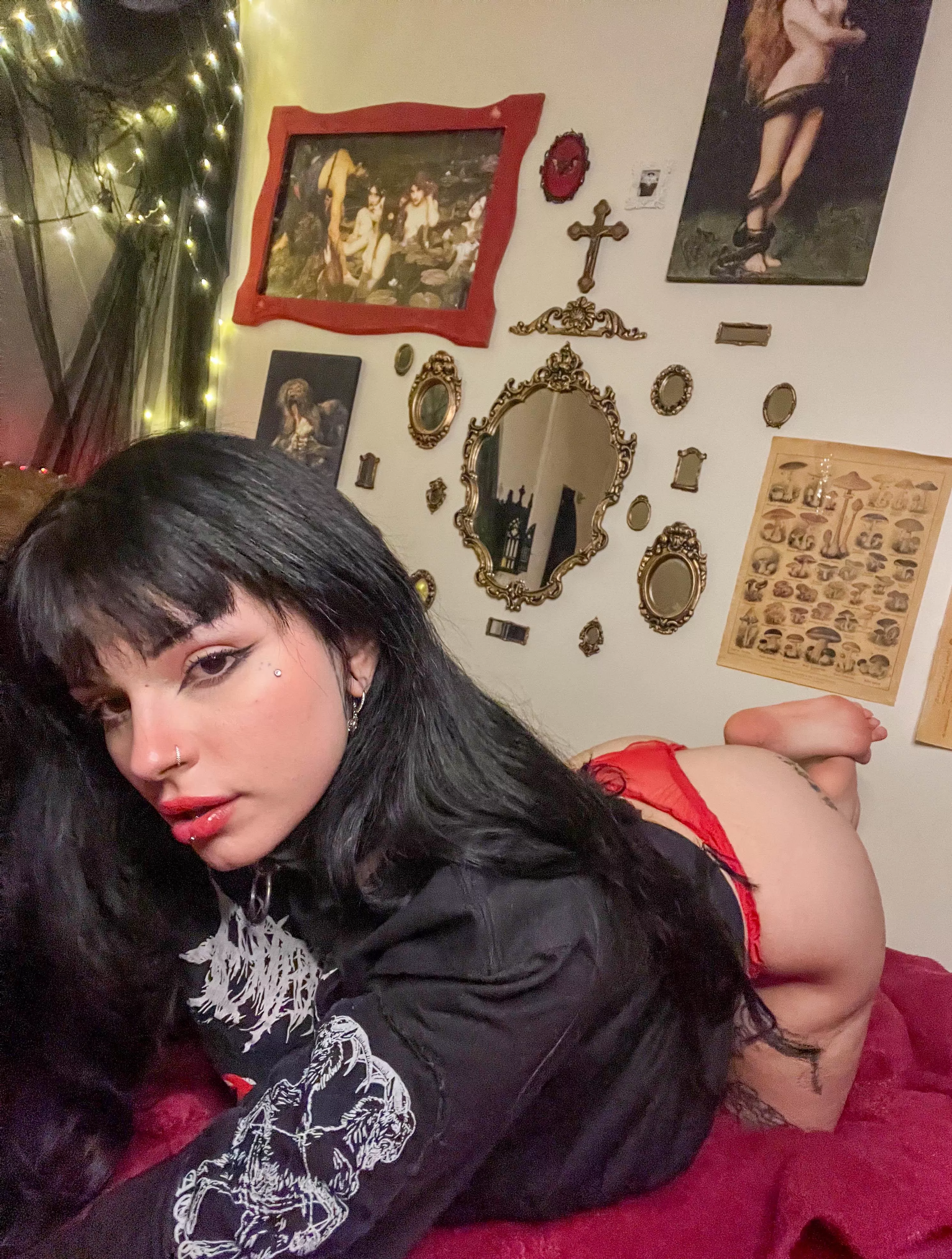 spray your load all over them and wipe it clean using your tongue posted by terraanator