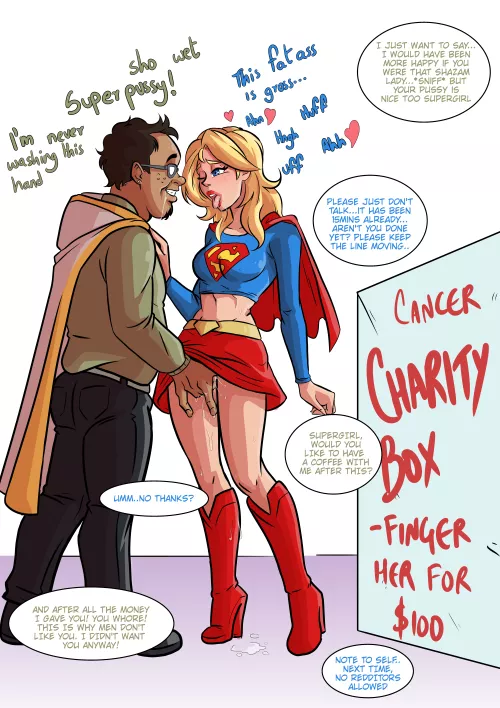 Supergirl does it for charity by awesome-pasam