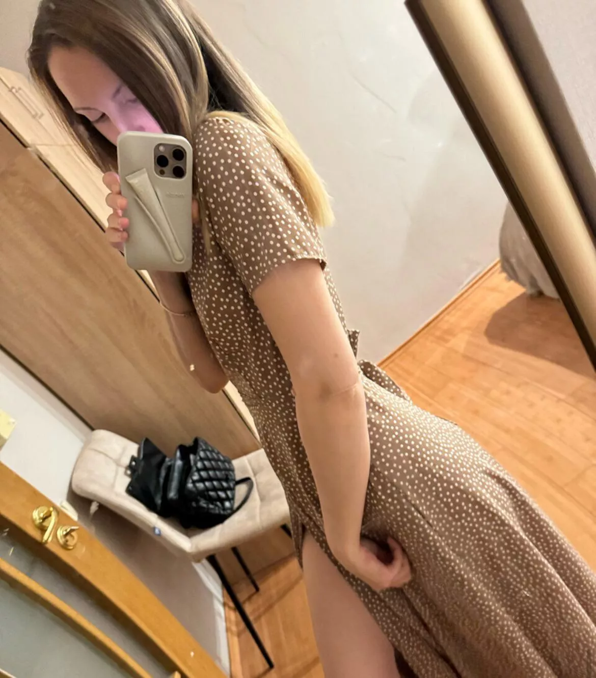 This dress feels better braless posted by Cutofffornew