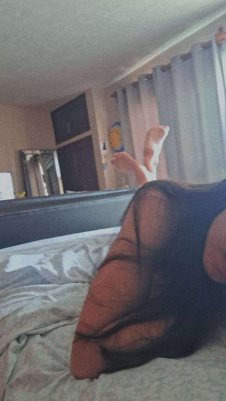 What are you doing if you find me like this in your bed? 😈 posted by Tori_row