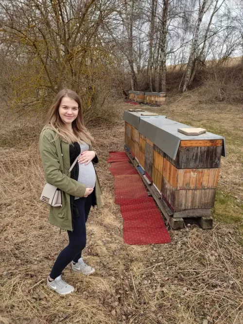 Bend me over and give more sperm inside my preggy Belly💦💦🥵 by Prior_Internal_6327