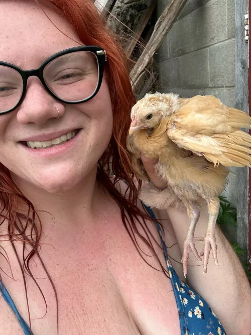 Couple cute chicks for you by Lauraleslie