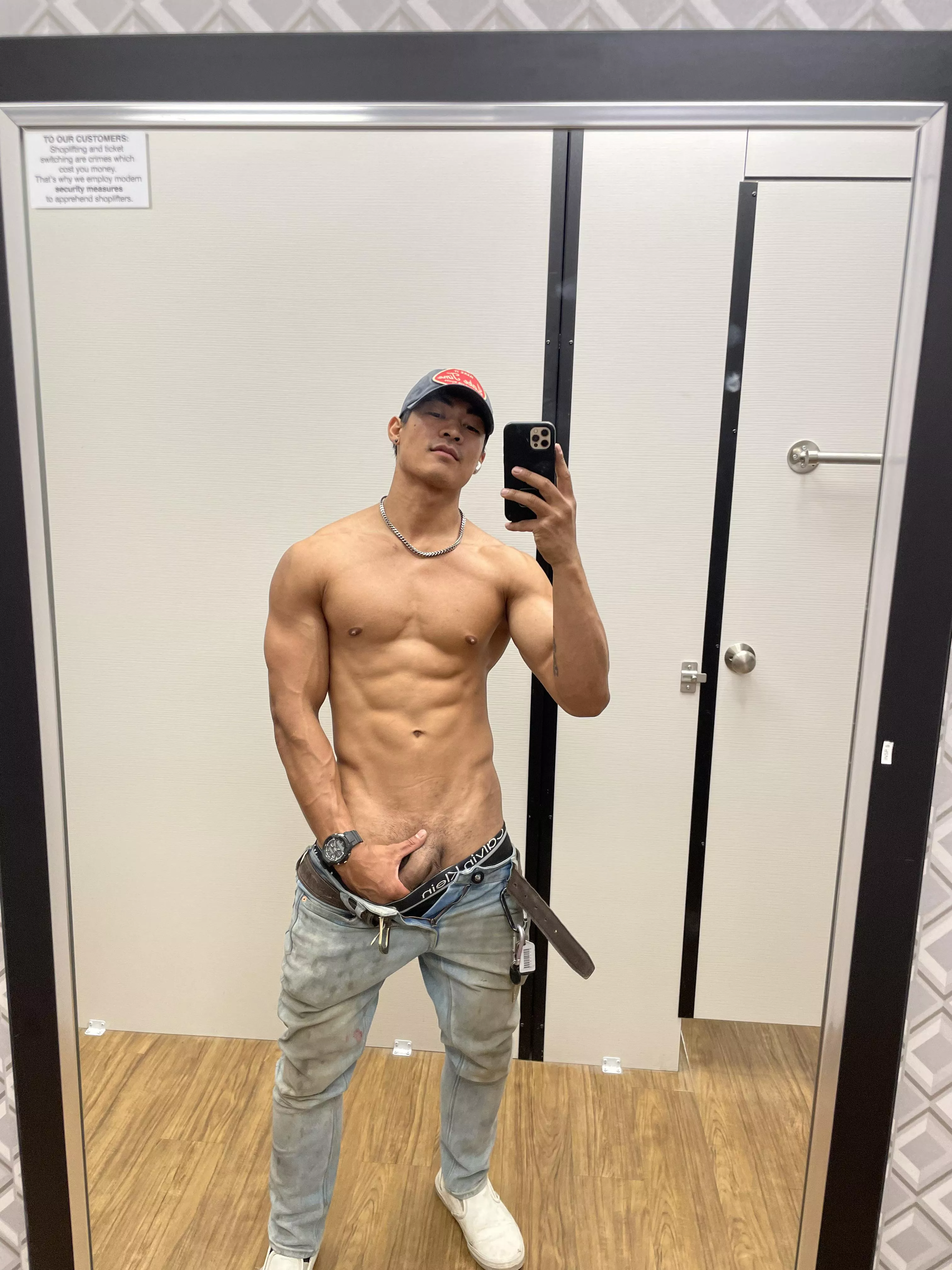 Let’s play Silent Library in the fitting room 😈 posted by Resident_Loss_1583