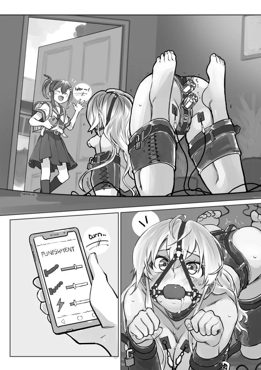 Mistress said I'll learn my lesson while she's away... But I don't even know what I did wrong?! 😭 posted by balticballin