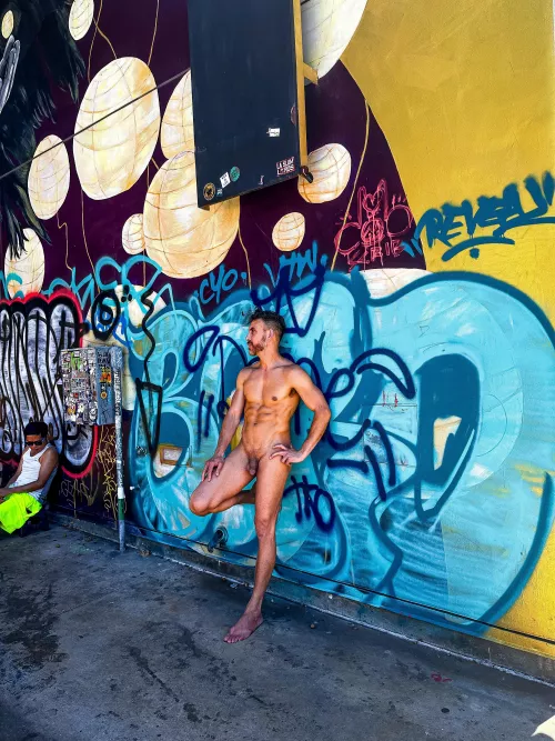 Naked Graffiti by Nudist_Christiano