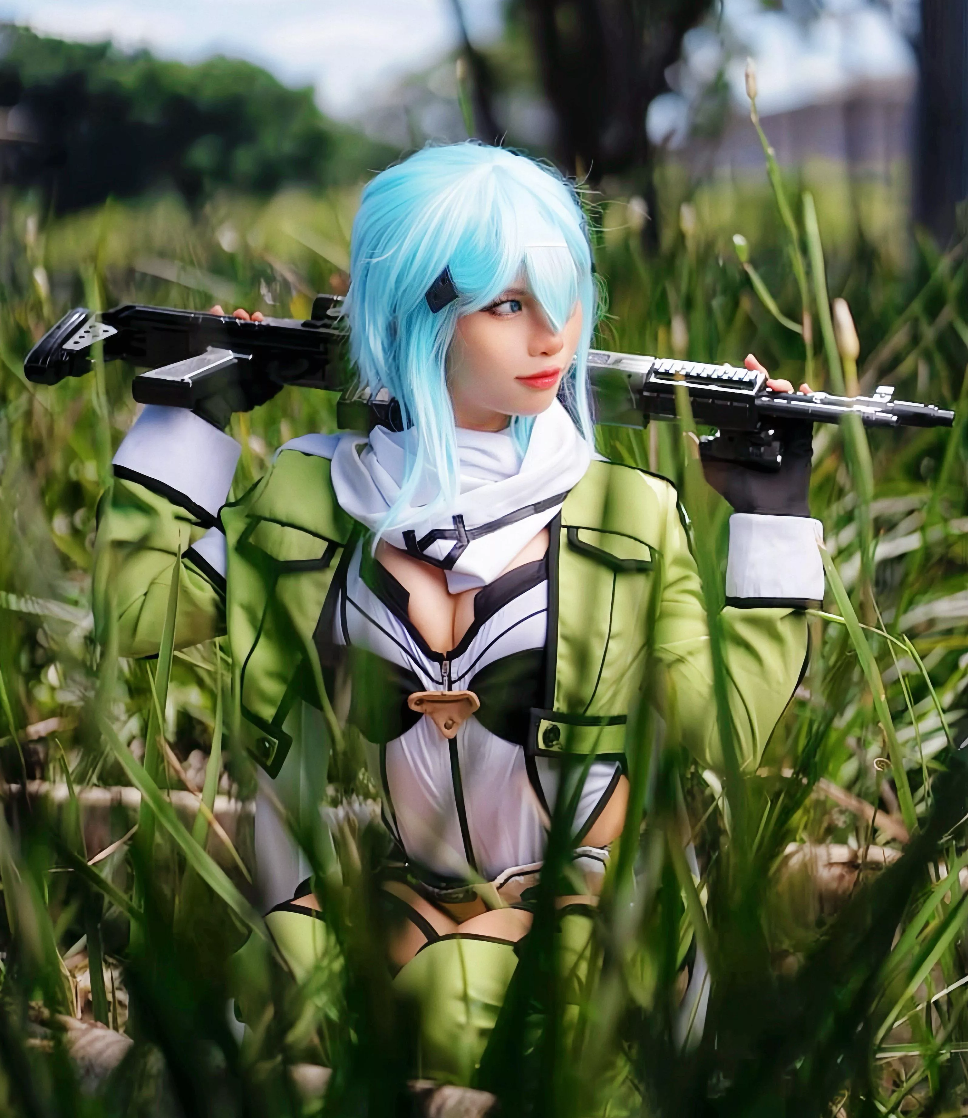 No one escapes sinon’s gaze! (chuun_ie) posted by chuun_ie