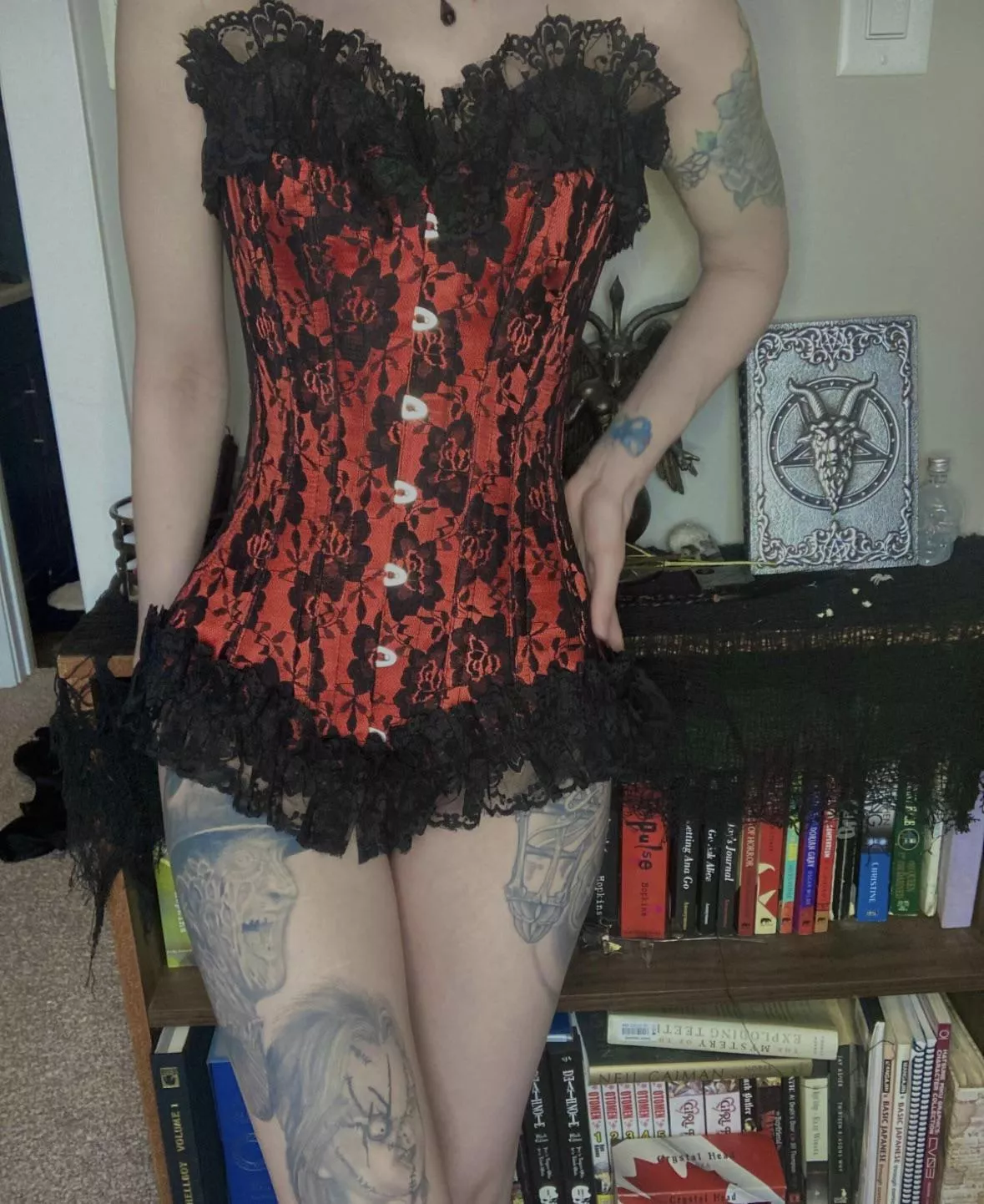 Red looks so good on me  posted by space_outer