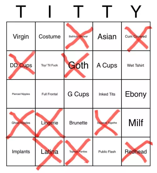 Stalled out! It’s Titty Tuesday! Help me complete this card today! by southerndude40