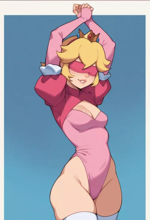 Tied up and blindfolded is how you find the princess~ by xVelvetKittenx