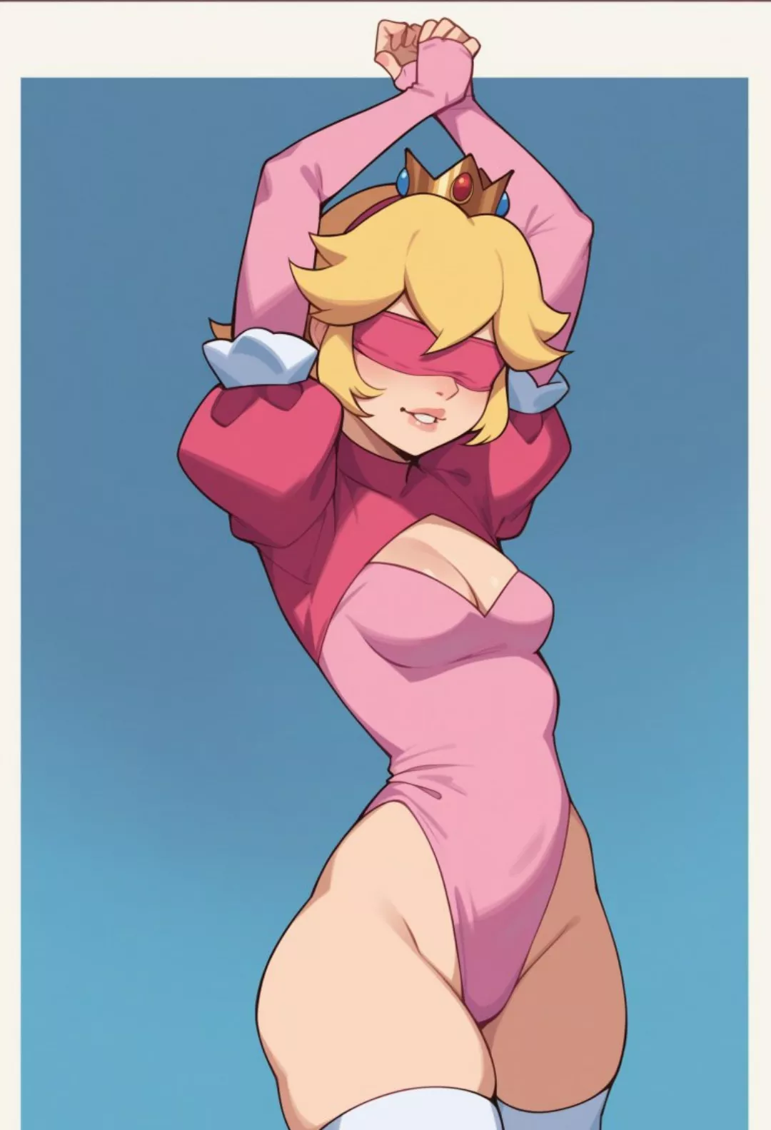 Tied up and blindfolded is how you find the princess~ posted by xVelvetKittenx