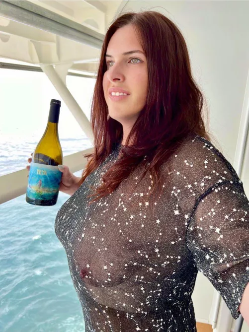 Wine on the balcony. by Granitestaterxxx