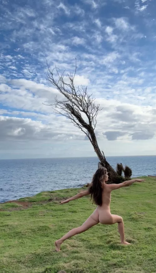 A perfect outdoor spot for yoga by bellatrixortreat