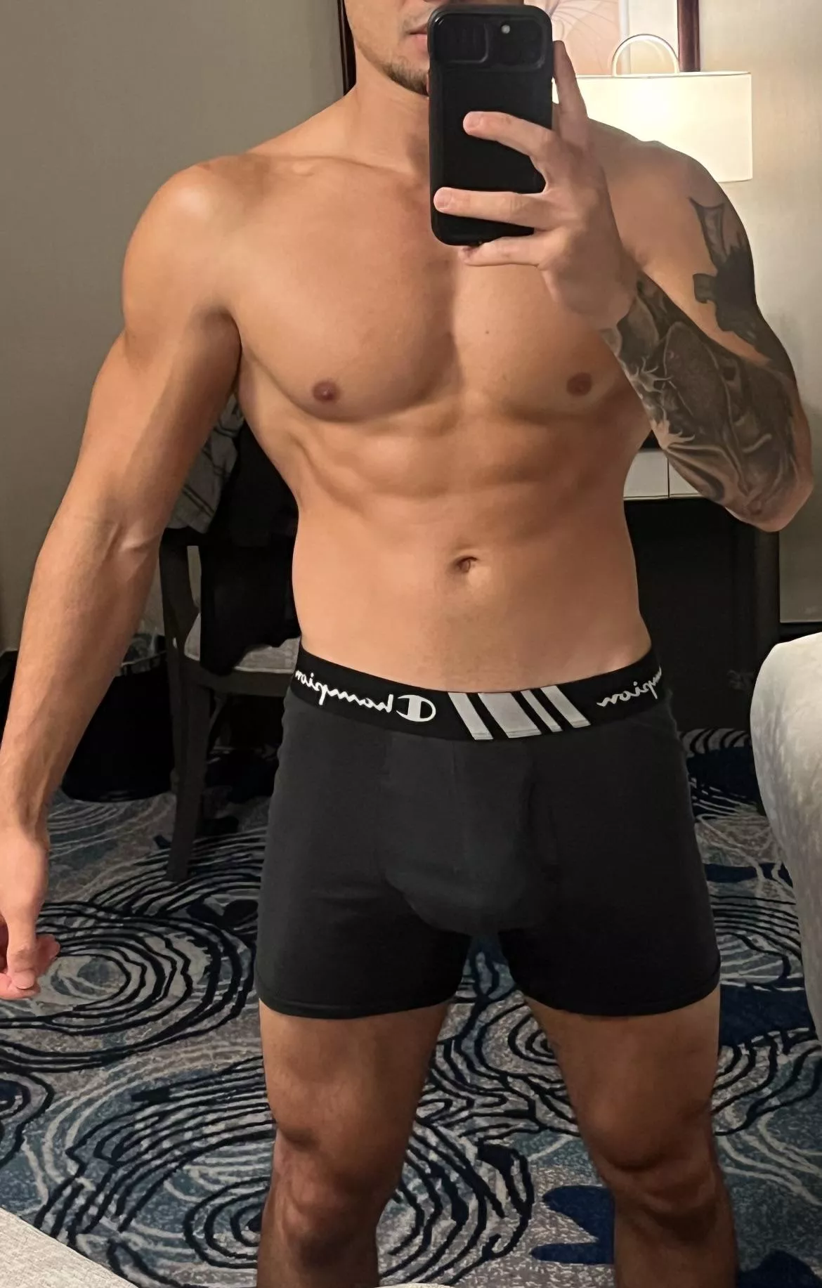 Ab check in my undies 🥰 6’3 218lbs 😈😈 posted by TheeGuyDerek