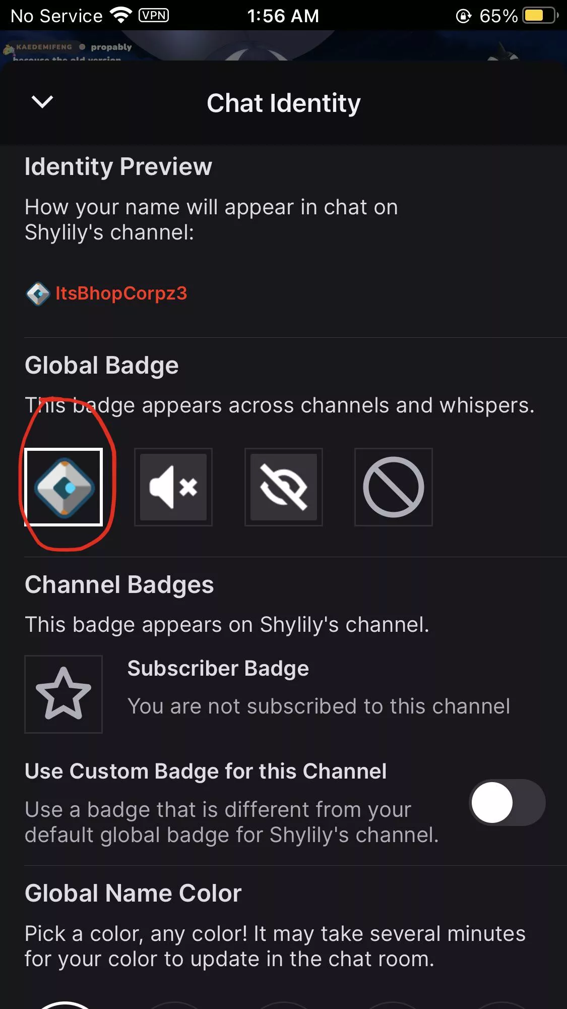 Can someone tell me what twitch badge this is? posted by Bhop_Corpsez