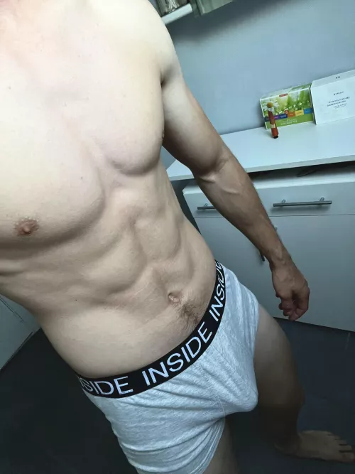 Comment ''YES'' if you Like my today's boxer briefs! Be honest ;)  by AlphaDaddy_BCP
