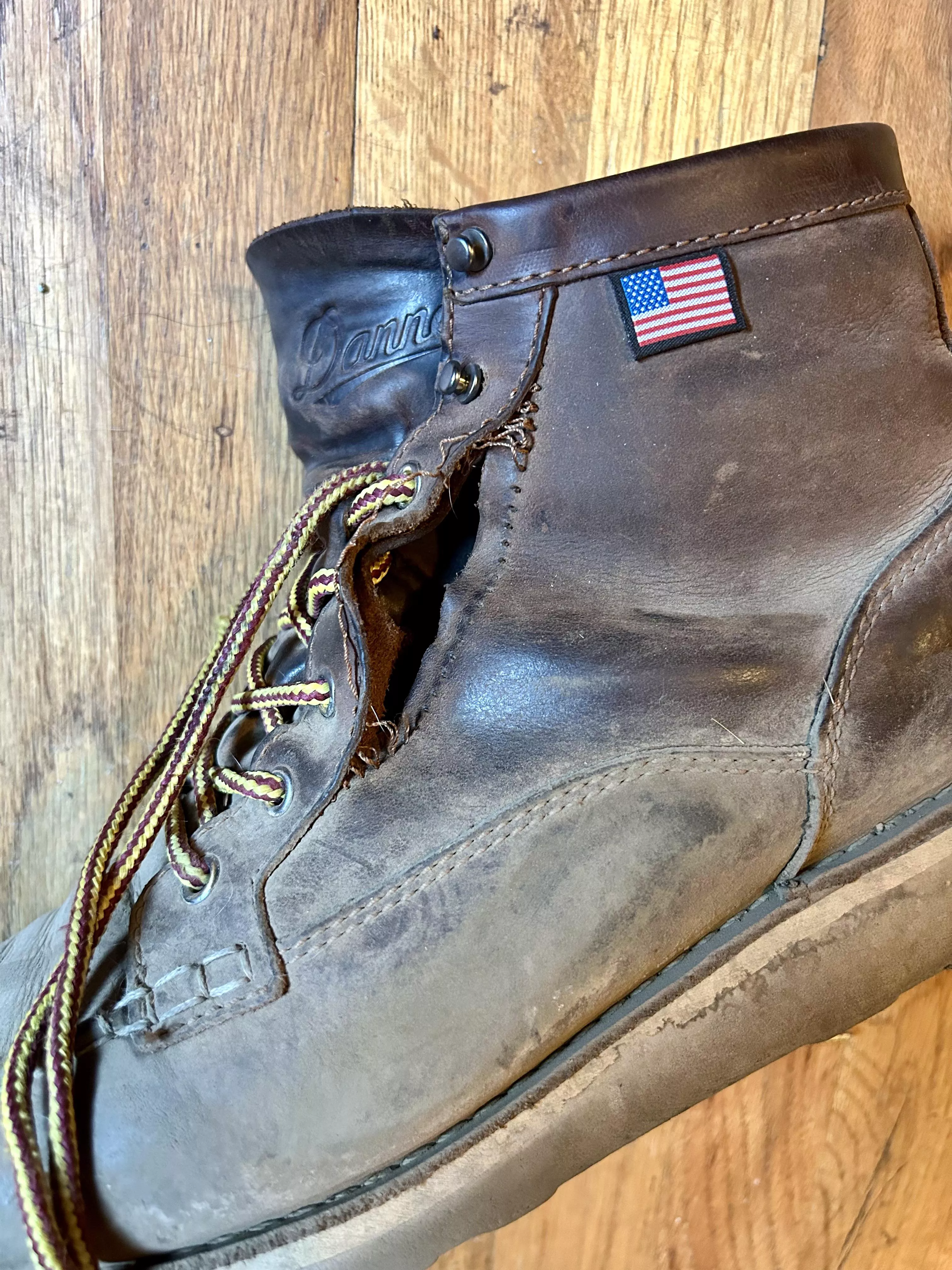 Danner Moc Toe. Falling apart posted by Soberg1itch