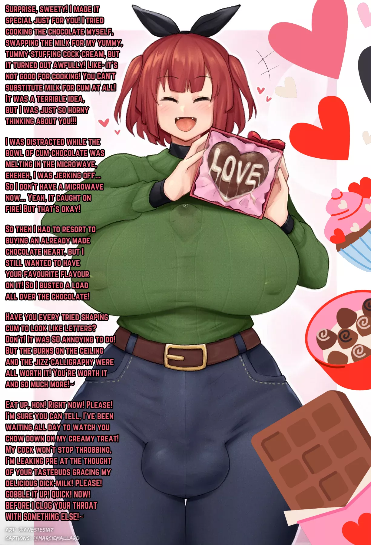 DON'T MICROWAVE CUM! [POV] [Futanari] [Gokkun] [Loving & Kinky] [Bulge] [Ditzy] [Credits in Caption] posted by MarcieMallard