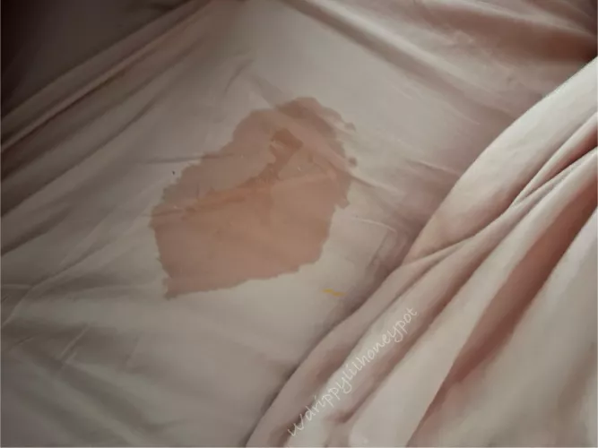 I made a wet spot the size of a dinner plate by drippylilhoneypot