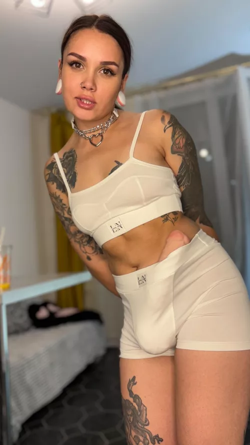 I put on your underpants, but they seem too small for me by Prepareyour_A