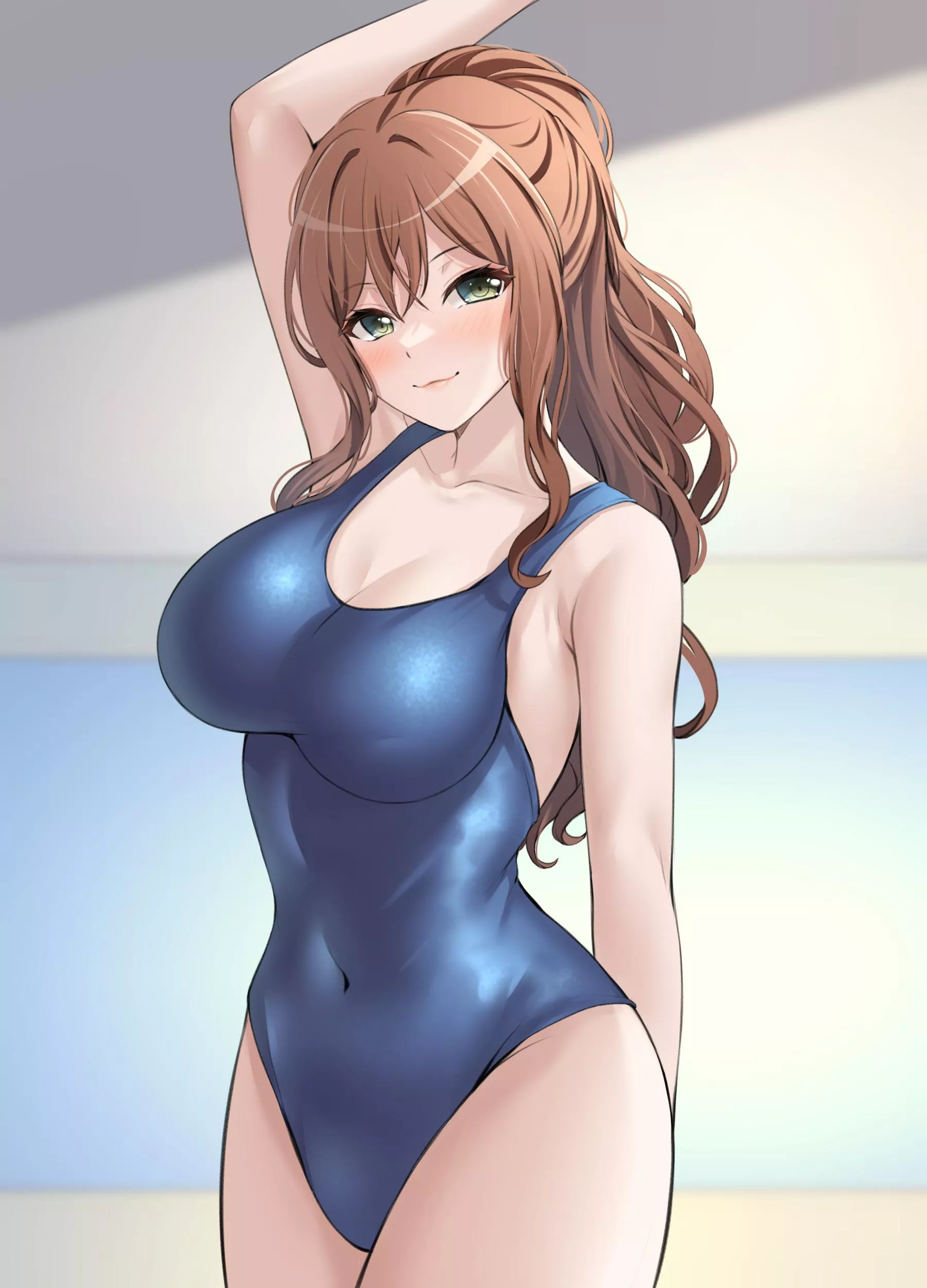 Imai Risa flaunt her body in School Swimsuit (Ptal) [Bang Dream!!] posted by ecchi_neko