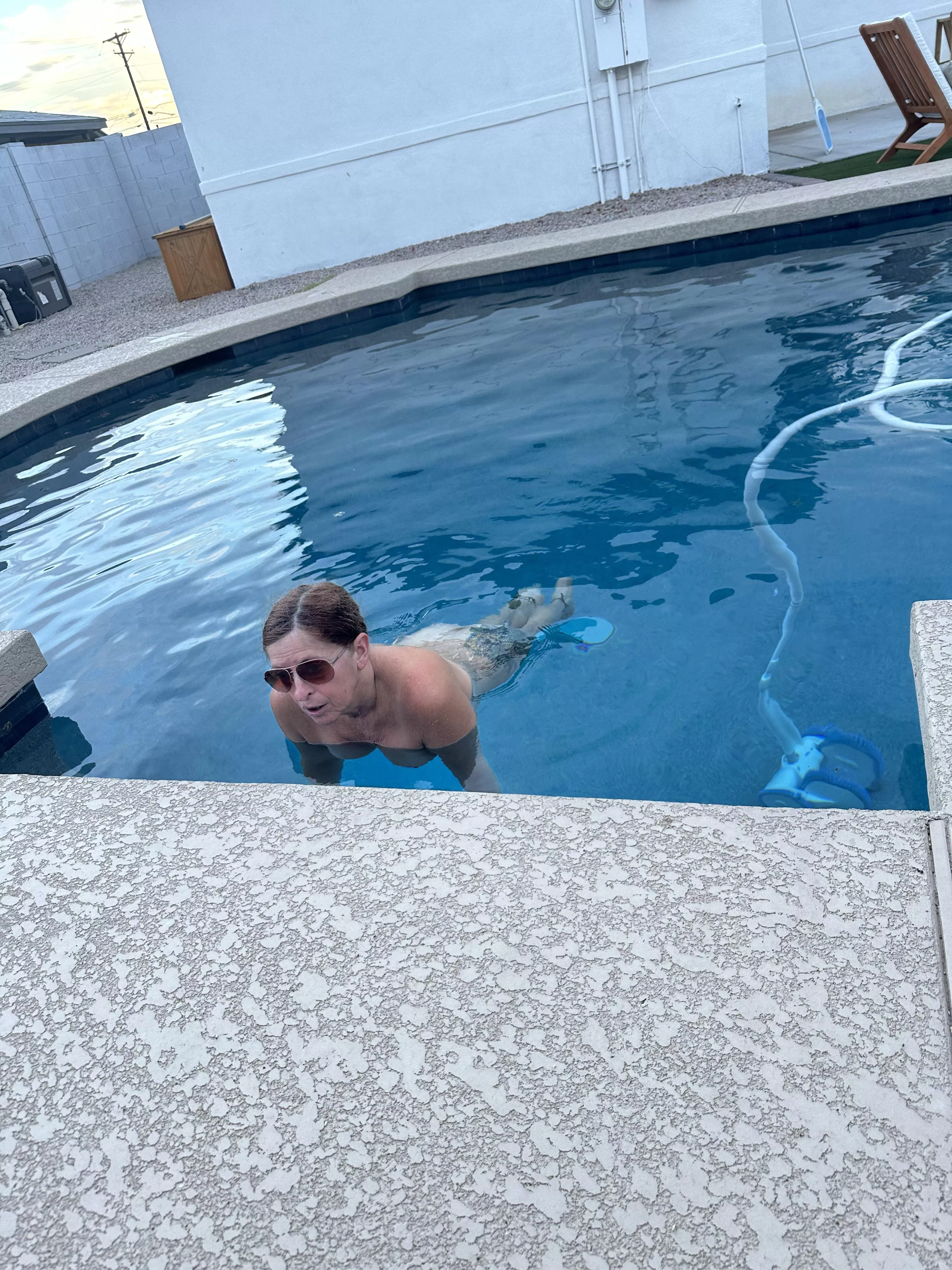 It’s hot hot 🥵 in Arizona and best time to be in a pool nude  posted by BoysenberryEvening41