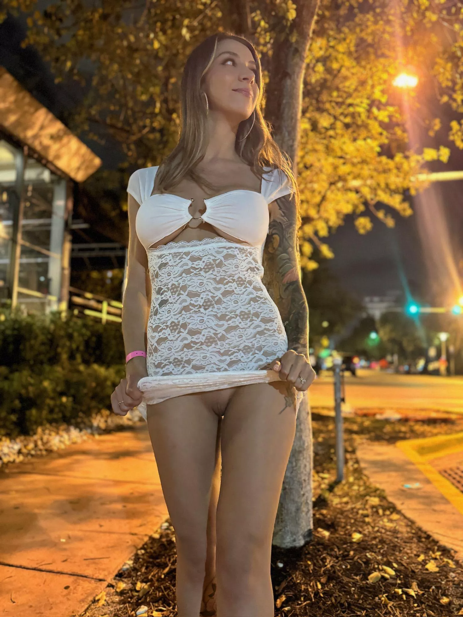 Just making sure the whole city gets to see my cute shaved pussy posted by mathema-kitten