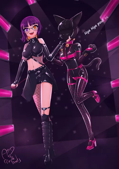 Mistress found a new kitten to play with  by evil_1001