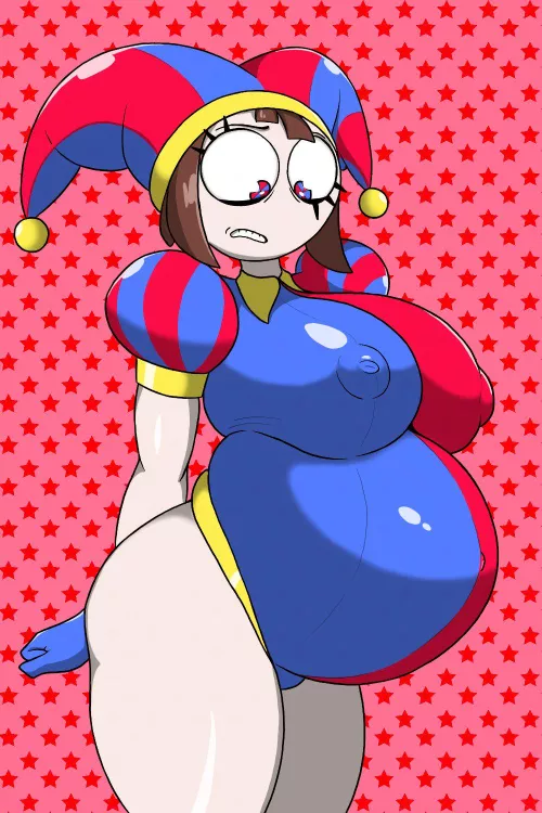 Preg-Pomni Lewd by Fungus-Man by TrueAltAcc