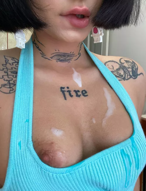 White looks even better on tanned skin by Slimedorion26