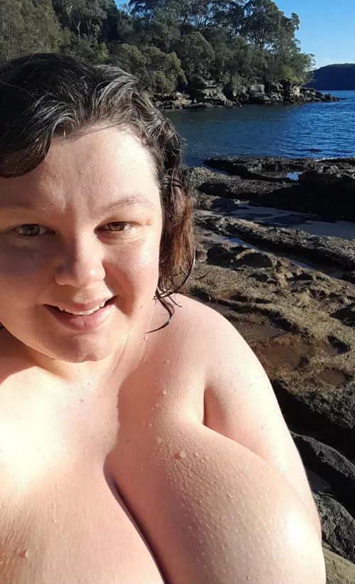 Winter swim. Well worth the cold. by snaphappyadventurer