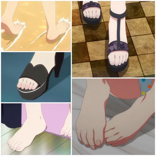 All Kanokari girls have beautiful feet, I could suck them anytime by MamiSimp
