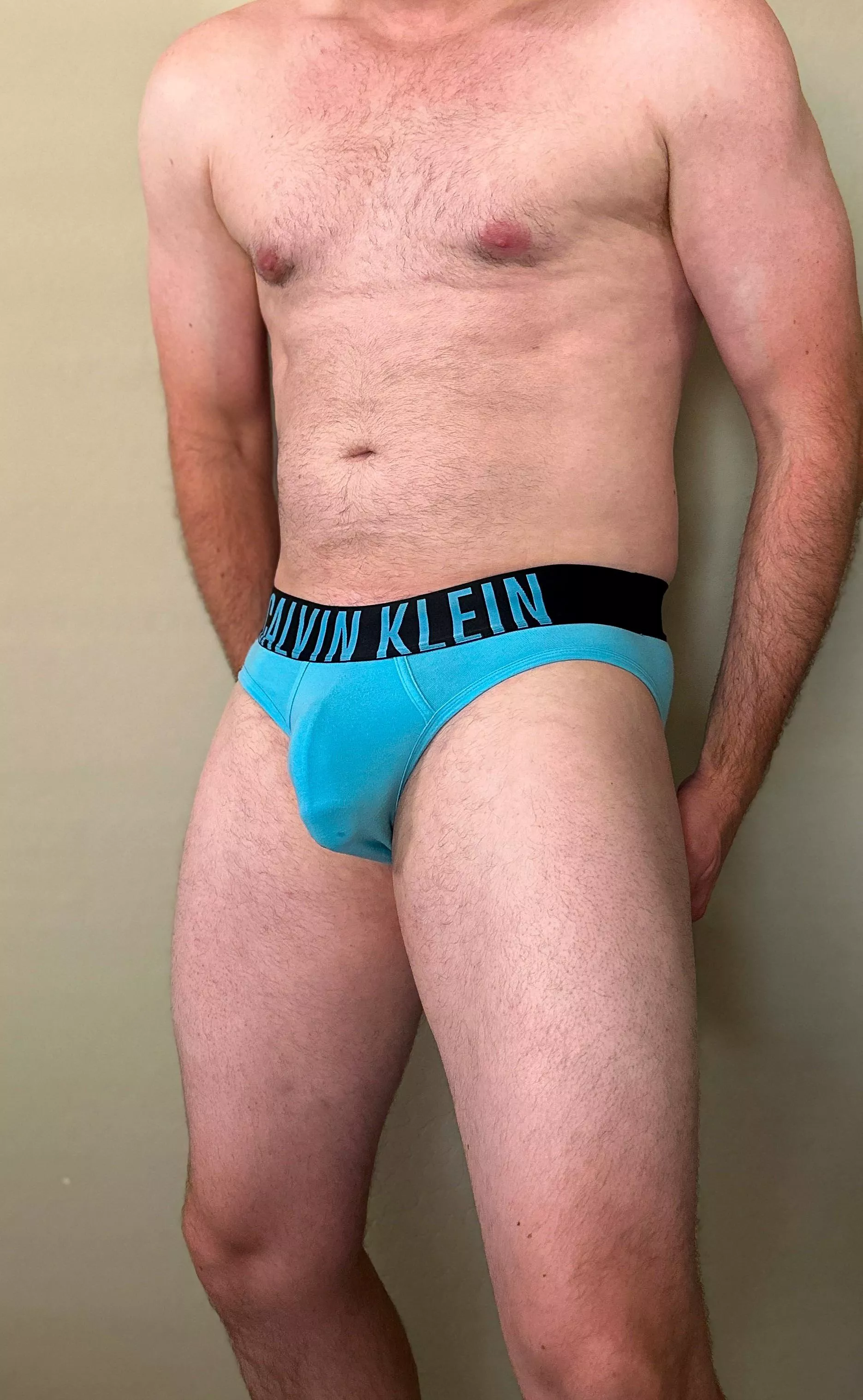 Bulge in my baby blue Calvin’s posted by CR_Potential