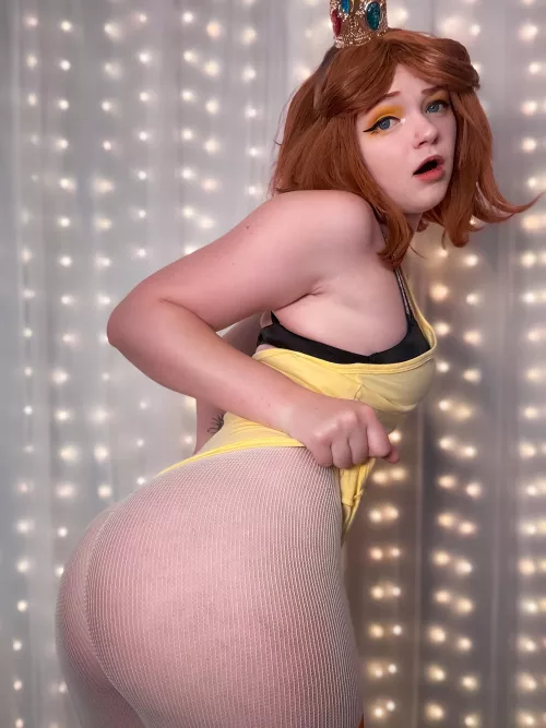 Bunnysuit Princess Daisy by elle.chu by many_rats_in_a_coat