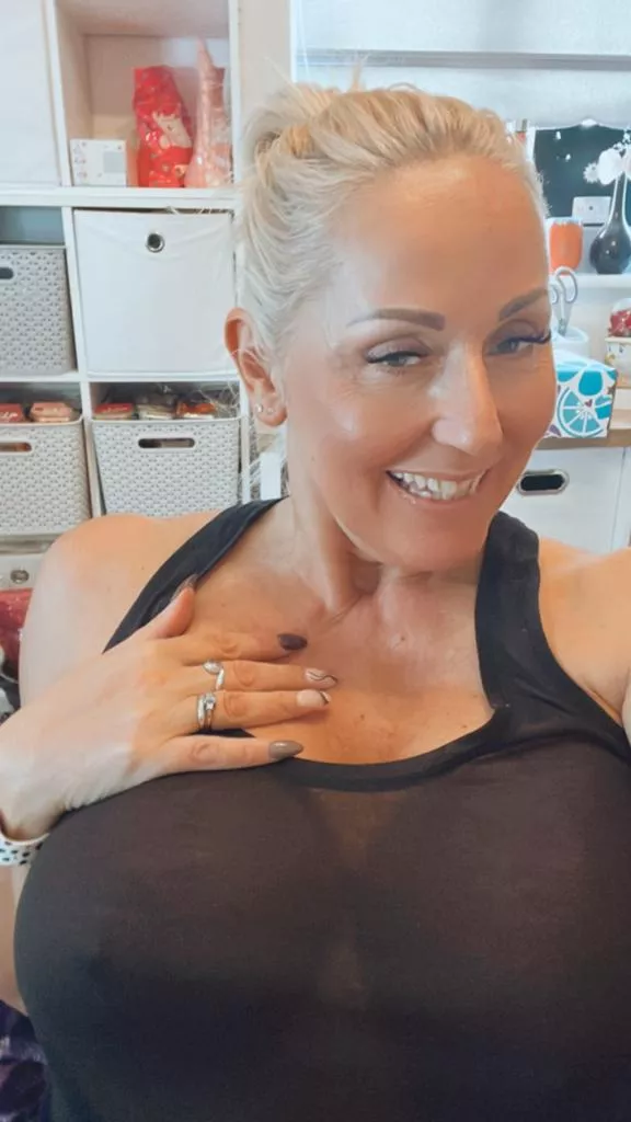 Can you see my nipples in this top .. hope not ;)  Jan x posted by JanBurton