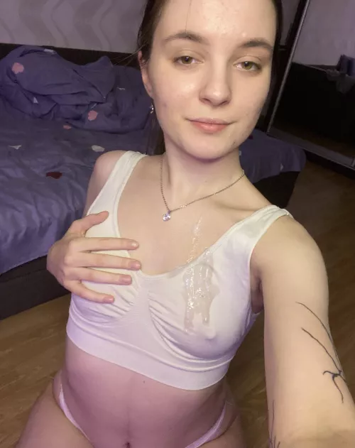 Cum all over my face! I'll clean up the mess afterward, I promise. by heretomess372